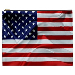 American Usa Flag Cosmetic Bag (xxxl)  by FunnyCow