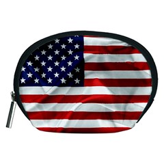 American Usa Flag Accessory Pouches (medium)  by FunnyCow