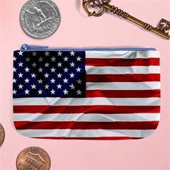 American Usa Flag Large Coin Purse by FunnyCow