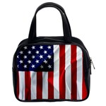 American Usa Flag Vertical Classic Handbags (2 Sides) Front