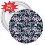 Floral Collage Pattern 3  Buttons (100 pack)  Front