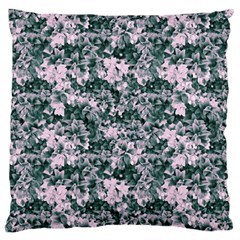 Floral Collage Pattern Large Cushion Case (One Side)