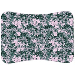 Floral Collage Pattern Velour Seat Head Rest Cushion