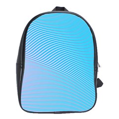 Background Graphics Lines Wave School Bag (xl) by Nexatart