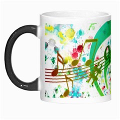 Points Circle Music Pattern Morph Mugs by Nexatart