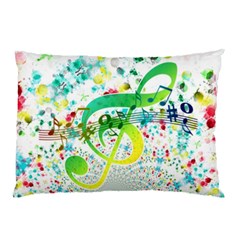 Points Circle Music Pattern Pillow Case (two Sides) by Nexatart