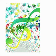 Points Circle Music Pattern Large Garden Flag (two Sides) by Nexatart