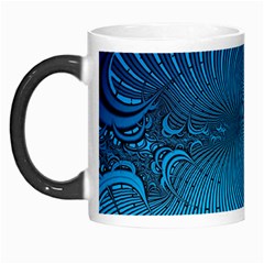 Blue Background Brush Particles Wave Morph Mugs by Nexatart