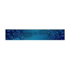 Blue Background Brush Particles Wave Flano Scarf (mini) by Nexatart