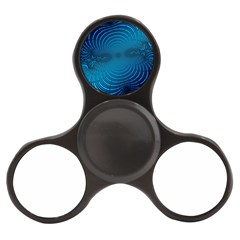 Blue Background Brush Particles Wave Finger Spinner by Nexatart