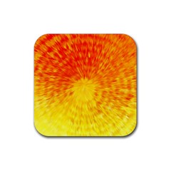 Abstract Explosion Blow Up Circle Rubber Coaster (square)  by Nexatart