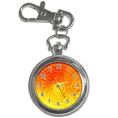 Abstract Explosion Blow Up Circle Key Chain Watches by Nexatart