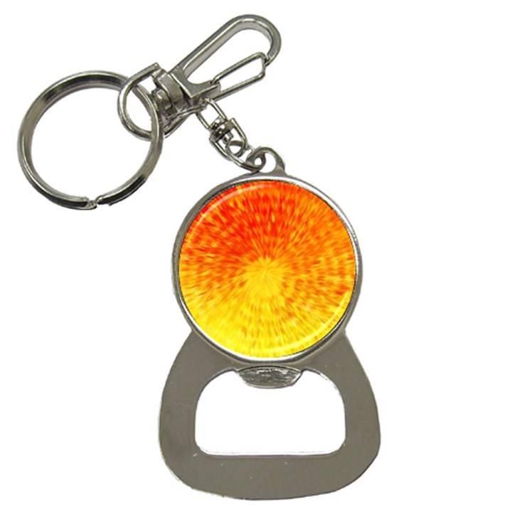 Abstract Explosion Blow Up Circle Bottle Opener Key Chains