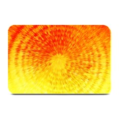 Abstract Explosion Blow Up Circle Plate Mats by Nexatart