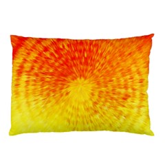 Abstract Explosion Blow Up Circle Pillow Case by Nexatart