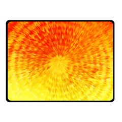 Abstract Explosion Blow Up Circle Double Sided Fleece Blanket (small)  by Nexatart