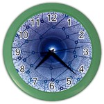 Network Social Abstract Color Wall Clocks Front