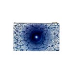 Network Social Abstract Cosmetic Bag (Small)  Back