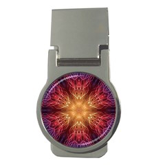 Fractal Abstract Artistic Money Clips (round) 