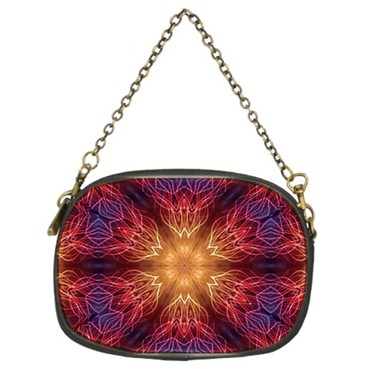 Fractal Abstract Artistic Chain Purses (Two Sides) 