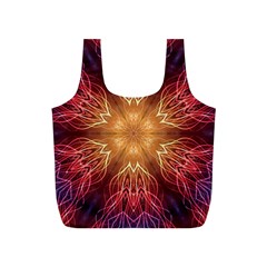 Fractal Abstract Artistic Full Print Recycle Bags (s)  by Nexatart