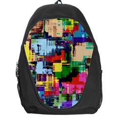 Color Abstract Background Textures Backpack Bag by Nexatart