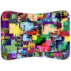 Color Abstract Background Textures Velour Seat Head Rest Cushion