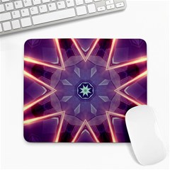 Abstract Glow Kaleidoscopic Light Large Mousepads by Nexatart