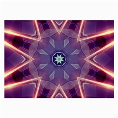 Abstract Glow Kaleidoscopic Light Large Glasses Cloth by Nexatart