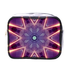 Abstract Glow Kaleidoscopic Light Mini Toiletries Bags by Nexatart