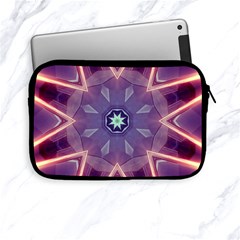 Abstract Glow Kaleidoscopic Light Apple Ipad Mini Zipper Cases by Nexatart