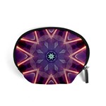 Abstract Glow Kaleidoscopic Light Accessory Pouches (Small)  Front