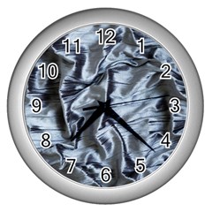 Pattern Abstract Desktop Fabric Wall Clocks (silver) 