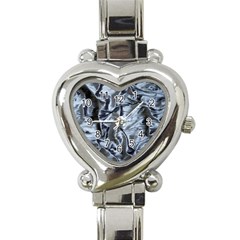 Pattern Abstract Desktop Fabric Heart Italian Charm Watch by Nexatart