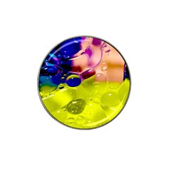 Abstract Bubbles Oil Hat Clip Ball Marker by Nexatart