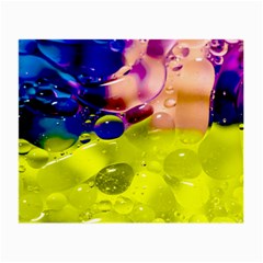 Abstract Bubbles Oil Small Glasses Cloth by Nexatart