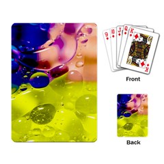 Abstract Bubbles Oil Playing Card by Nexatart