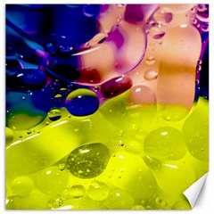 Abstract Bubbles Oil Canvas 12  X 12   by Nexatart