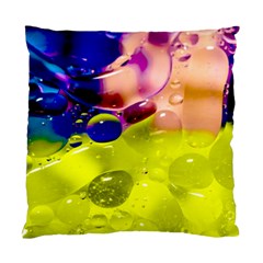 Abstract Bubbles Oil Standard Cushion Case (one Side) by Nexatart