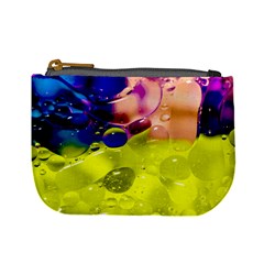 Abstract Bubbles Oil Mini Coin Purses by Nexatart