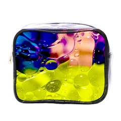 Abstract Bubbles Oil Mini Toiletries Bags by Nexatart