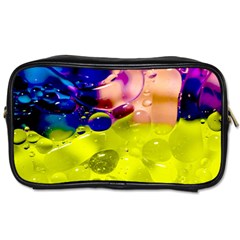 Abstract Bubbles Oil Toiletries Bags 2-side by Nexatart