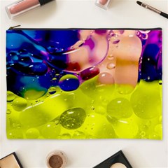 Abstract Bubbles Oil Cosmetic Bag (xxxl)  by Nexatart