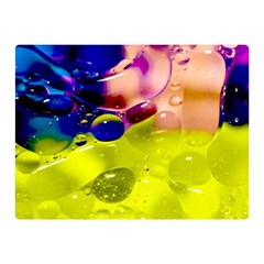 Abstract Bubbles Oil Double Sided Flano Blanket (mini)  by Nexatart