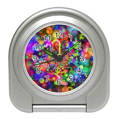 Background Color Pattern Structure Travel Alarm Clocks by Nexatart