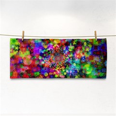 Background Color Pattern Structure Hand Towel by Nexatart