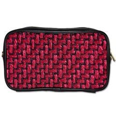 Fabric Pattern Desktop Textile Toiletries Bags by Nexatart