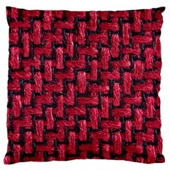 Fabric Pattern Desktop Textile Large Cushion Case (two Sides) by Nexatart