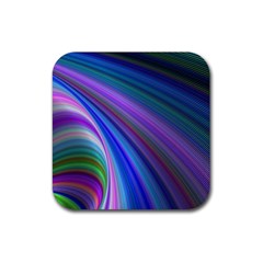 Background Abstract Curves Rubber Coaster (square)  by Nexatart