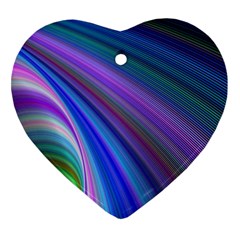 Background Abstract Curves Heart Ornament (two Sides) by Nexatart